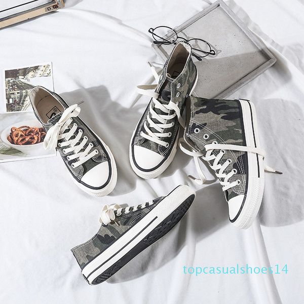 

canvas camouflage women casual shoes denim sneakers women vulcanize shoes oxford plimsolls footwear summer female, Black