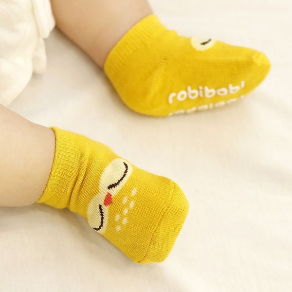 

weixinbuy kids baby socks 1 pairstoddler infant newborn baby socks novelty cotton anti slip, Pink;yellow