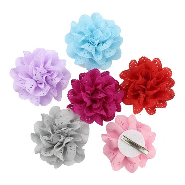 Tiny Hollowed Out Flowers Hair Clips Cute Baby Little Girl