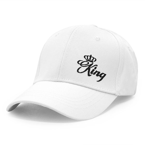 

2019 король королева бейсболка вышивка письмо хип-хоп шляпа casquette мужчины женщины папа кости лето пара любовник случайные snapback шапки, Blue;gray