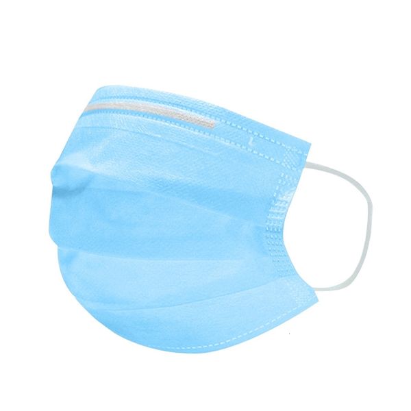 

dhl ship ng in stock 100 1pcs earloop blue mask masks non woven dust face marks ymic