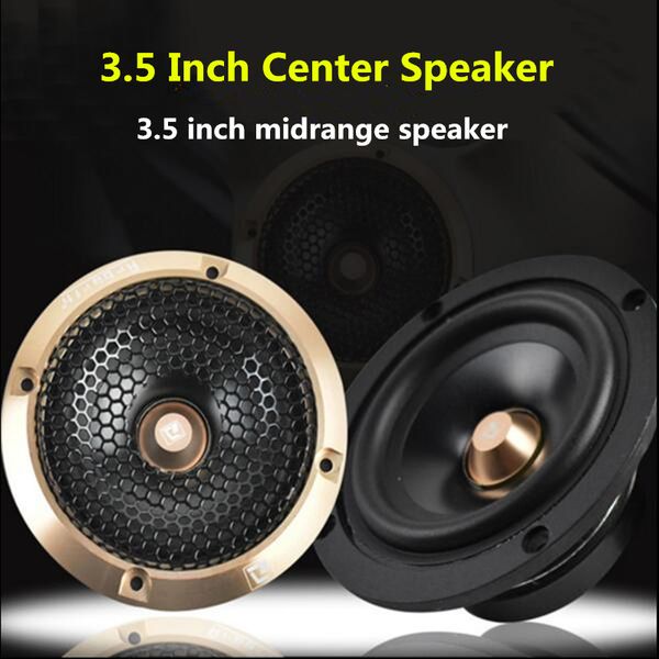 

2 pcs car audio speaker 3.5 inch midrange speaker three-way speakers instrument panel a column inverted mode