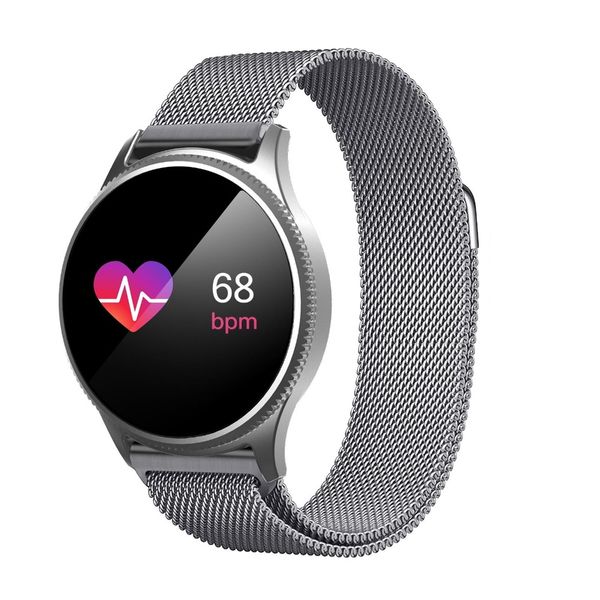 

nb-209 bluetooth smart watch фитнес активность трекер артериального давления сердечного ритма калории мужчины и женщины мода часы, Slivery;brown