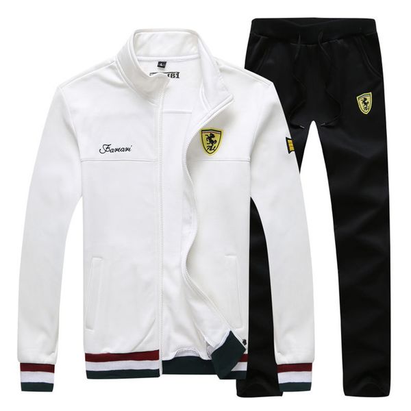 

мужчины спортивные костюмы верхняя одежда толстовки zipper sportwear наборы мужские кофты running наборы winter white одежда + брюки плюс ра, Gray
