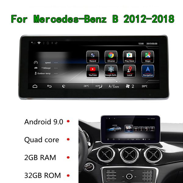 

10.25" 4-core 2+32g android 9.0 stereo car gps navigation for - b 2012-2018