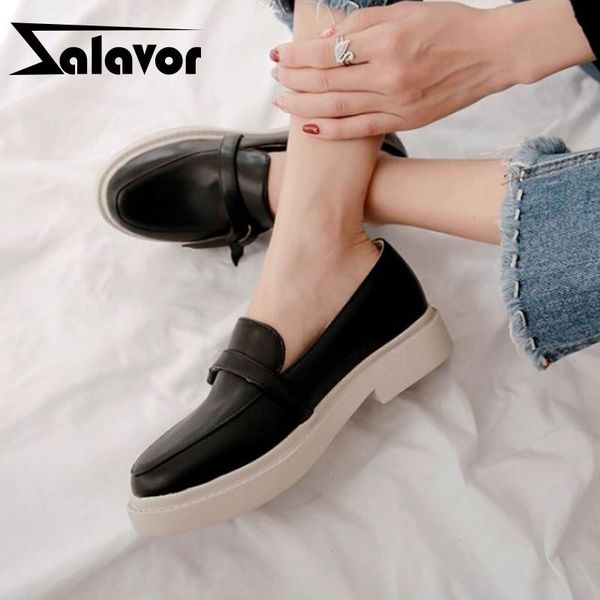 

zalavor spring women flats shoes fashion bowknot round toe lazy shoes women loafers comfort daily party footwear size 34-43, Black