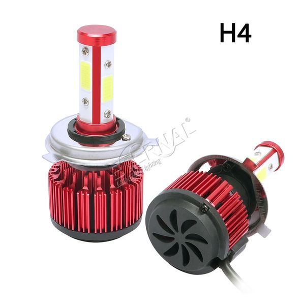 

50pcs red 8000lm h1 h7 9012 9005 9006 h4 h13 9004 9007 5202 car led bulb led headlight kit auto led bulb headlight