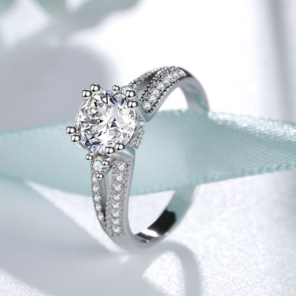

ring originality be engaged ring you set zirconium stone ring ornaments, Silver