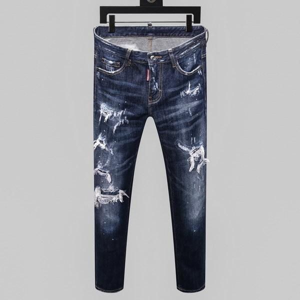 

new men jeans autumn casual trousers 2020 jeans clothing *216, Blue