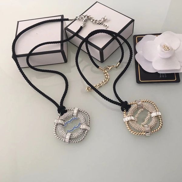 

Роскошные женские женские дамы штампованные подвесные кристаллы ключичной цепи