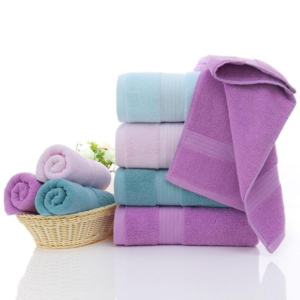 

3pc soft cotton bath towels beach towel for adults absorbent terry luxury hand face sheet men women basic towels