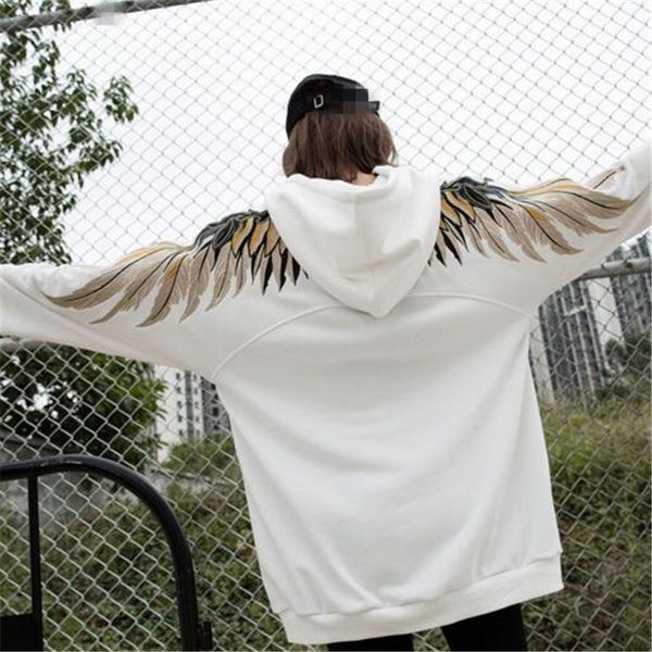 sweatshirt with wings on back