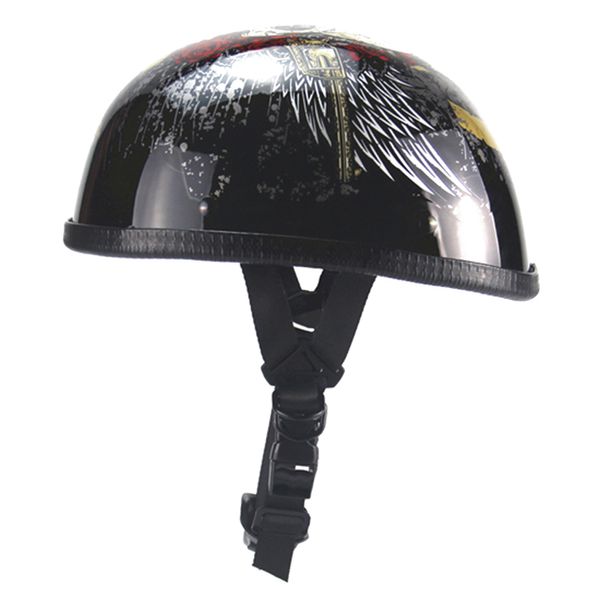 

motorcycle half helmet capacetes de motociclista scooter cruiser touring cascos para moto dot head circumference about 55-60cm
