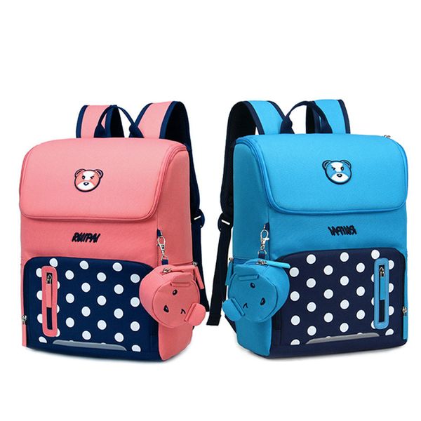 

new teenager orthopedic backpack girl school bags zipper kid school bag cute children knapsack bag for girl mochila escol
