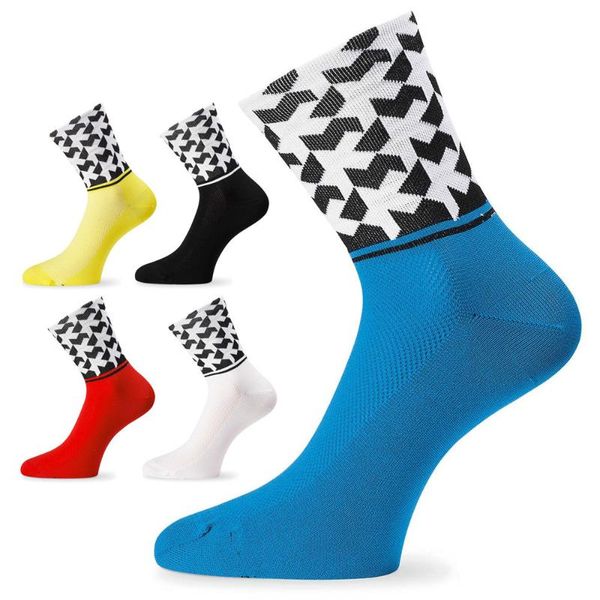 

professional sport socks breathable road bicycle socks outdoor sports racing men cycling, Black