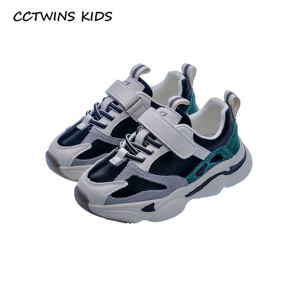 

cctwins kids shoes 2020 spring baby girls genuine leather shoes boys brand sport sneakers children casual trainers fs3216, Black