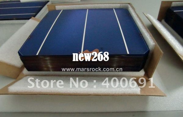 Freeshipping 20pcs 4.5w 156mm (6x6 '' célula solar monocrystalline 3 barramentos) com bastante Tabbing wire, Busbar e canetas Flux.