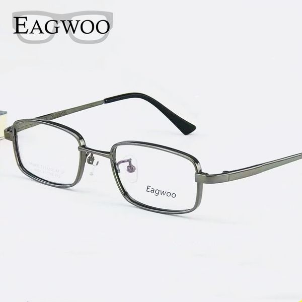 

pure titanium eyeglasses small optical frame suitable for high diopter prescription glasses high power spectacle, Black