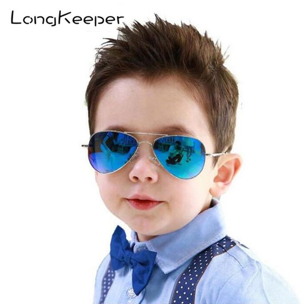 

longkeeper fashion baby girls kids sunglasses piolt style brand design children sun glasses uv400 protection gafas, White;black