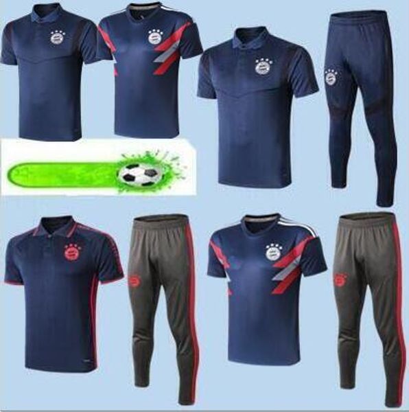 

2019 bayerne munich soccer jersey polo shirt 19/20 james lewandowski muller kimmich short football polos shirt sport training size s-2xl, Black;yellow