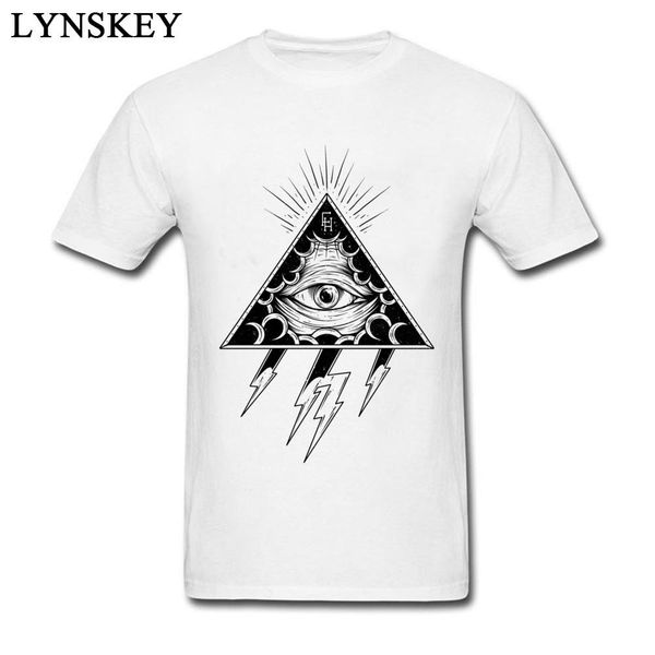 

novelty dark cloud retro style eye printed & tees 100% cotton t-shirt for men simple casual clothing, White;black