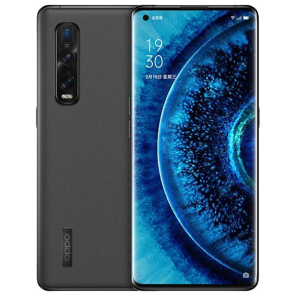 Original OPPO Encontrar X2 Pro 5G Telefone Celular 12GB RAM 256GB ROM Snapdragon 865 Octa Core 48MP AI NFC OTG 4260MAH Android 6.7 