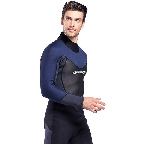 

amaxi 3m diving suit men's neoprene thickened warm diving suit deep snorkeling one piece spot surfing
