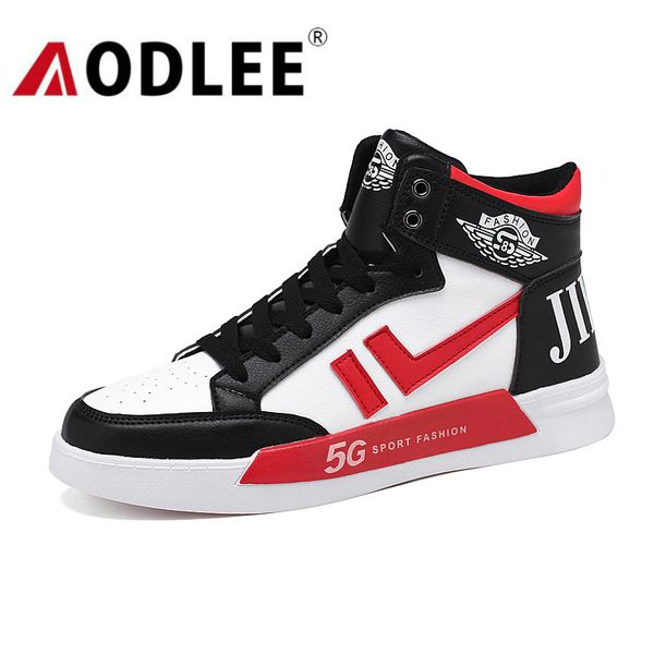 

casual men shoes younger fashion men sneakers shoes comfortable breathable soft hard-wearing lace-up for male aodlee, Black