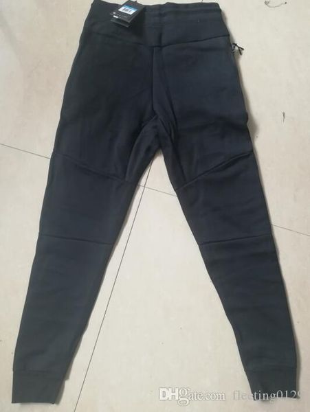 

wholesale- 15fw rabbit jogger pants 100% cotton men comfortable pants plus velvet casual pant, Black