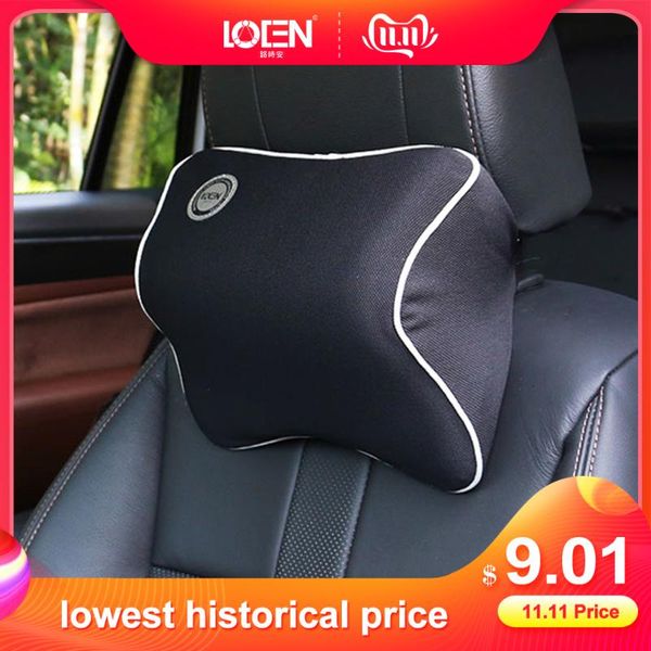 

car seat head neck rest massage memory foam cushion support headrest pillow car seat cover 6 colors universal styling