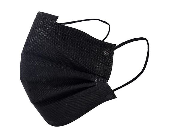 

dhl shipin stock face mask black non woven ear loop 3ply dust mask dust mascarillas mouth mascherine p rnug