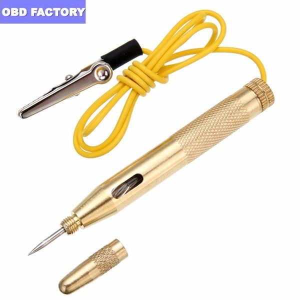 

dc 6v-12v electrical circuit tester pen motorcycle car truck circuit voltage tester car light lamp test pencil