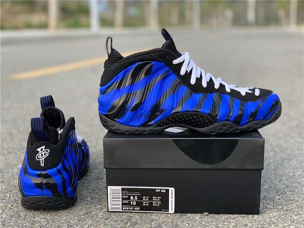 

new arrival foam one qs memphis tigers men basketball shoes penny hardaway blue foams designer sneakers bv8161-400 size 40-46