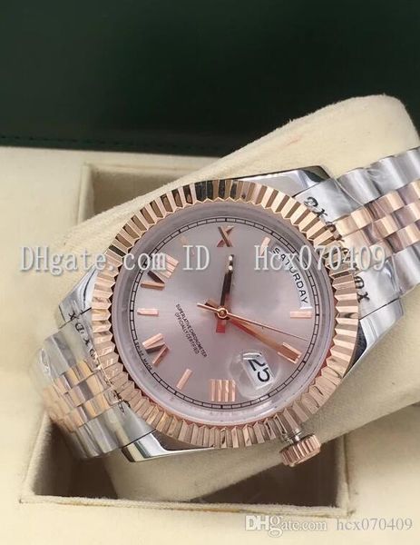 

Top Quality Automatic Sapphire Mens Mechanical 228238 Day Date President 18k Rose Gold Roman Dial Asia 2813 Mens Watch