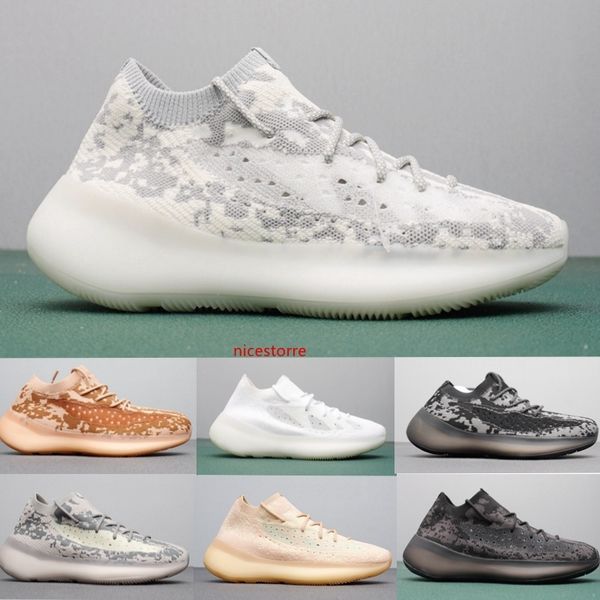 

модные дизайнеры kanye 380 v3 3m светоотражающие citrin alien черный белый розовый кроссовки мужчины женщины кроссовки с оригинальным дизайн