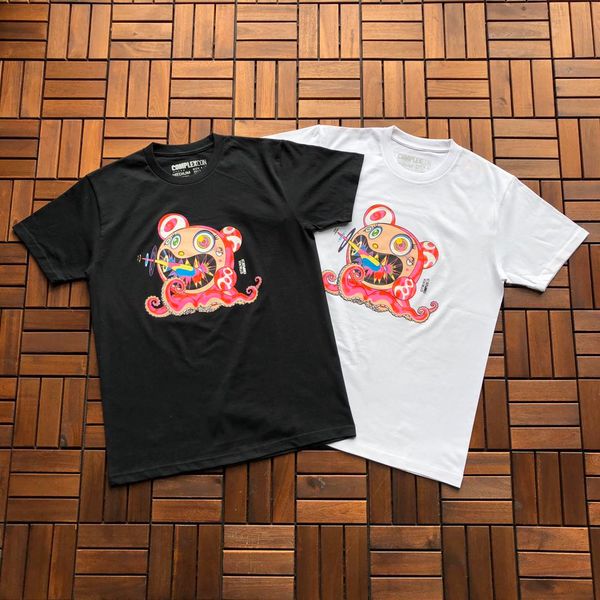 

takashi murakami graduate mens tee complexcon limited short-sleeved t-shirt, White;black