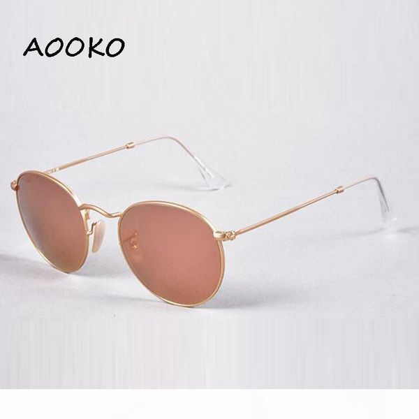 

classic round 3447 sunglasses for men women sun glasses eyewear male oculos to choose with brwon cases, White;black