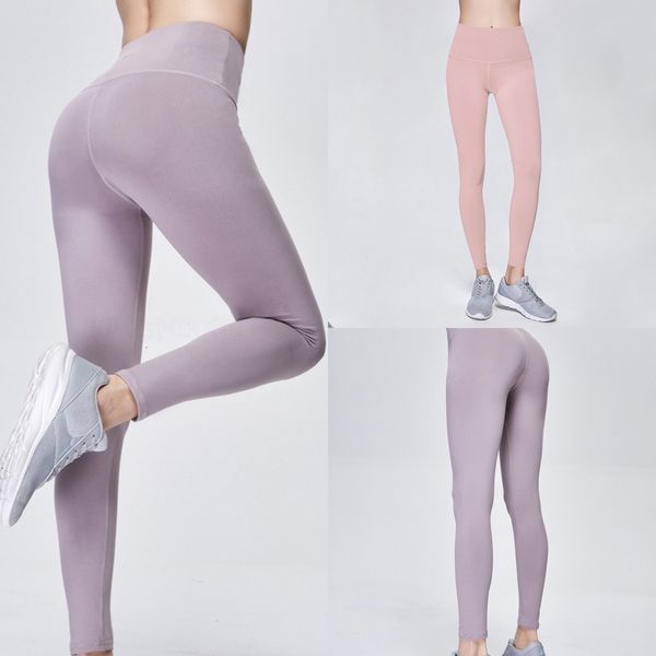 

girl's yoga pant-high waist women sports pants solid yoga pant color leggings yoga pants enhance the hip trousers, White;red