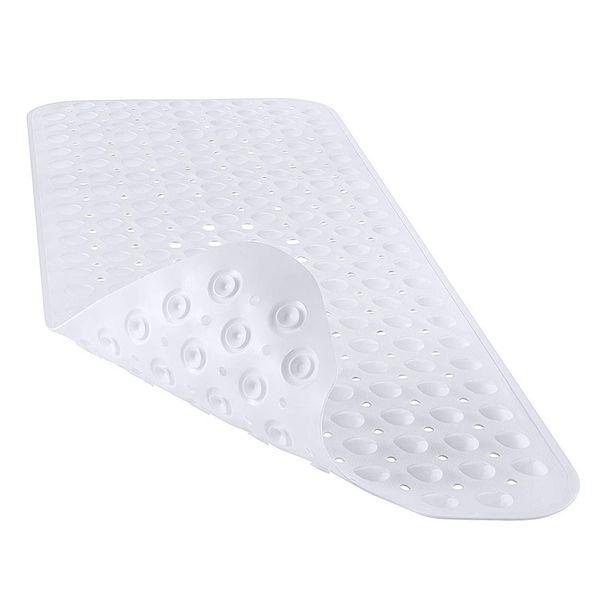 

bath mat extra long shower tray antislip with drainage suction cups washable store