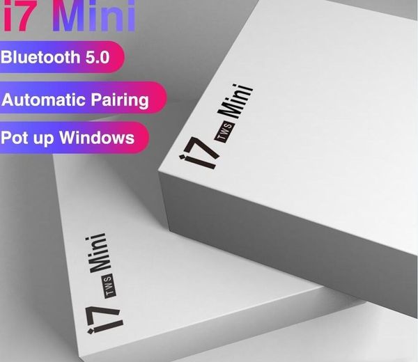

bluetooth wireless headphones i7s mini tws bluetooth 5.0 earphones headset double earbuds with charging box for phone with retail package