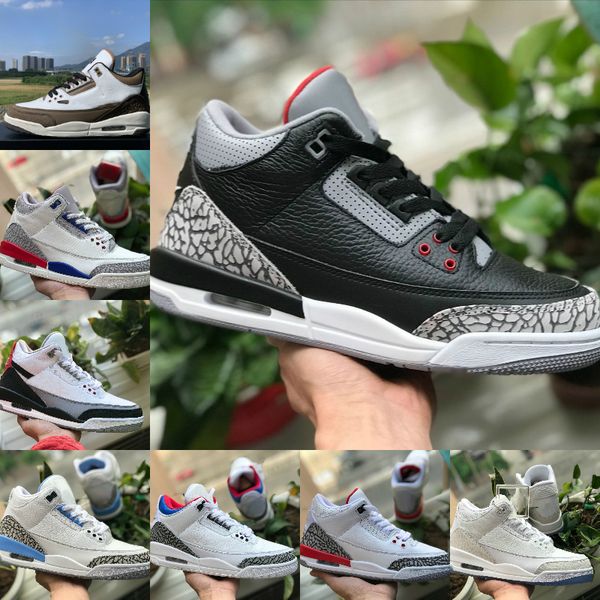 

с box 2020 pure white 3 мужские ботинки баскетбола дешевые 3s тинкер katrina jth free throw linell royal blue black white cement тренер snea
