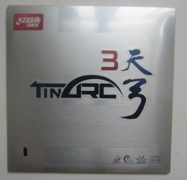 

original dhs tinarc 3 pips-in table tennis rubber with high elastic sponge