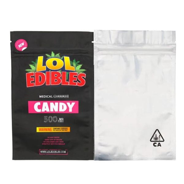 

Medibles gummy candy bag LoL edibles candy Packaging bag Connected Blue Cookies Jungle Boys Bags Runtz packaging Mylar Zipper bags