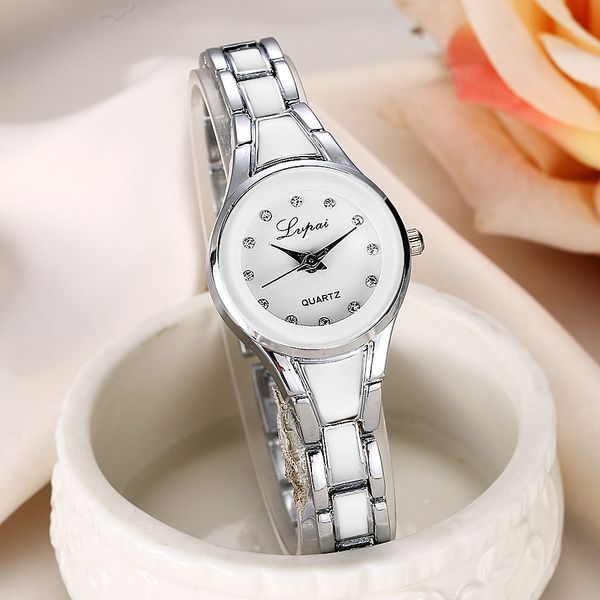

fashion casual women's watches luxury bracelet watches ladies quartz dress wrist reloj mujer clock gift for female, Slivery;brown