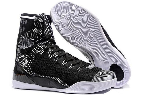 

wholesale kobe kb 9 ix elite black mamba blackout christmas high casual sport shoes training sneakers size eur 40-46