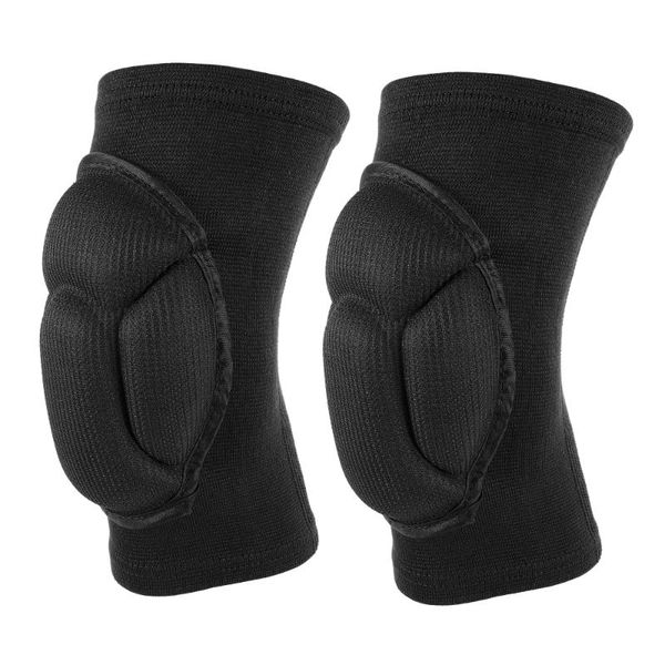 

2pcs knee pads sponge kneepad protector sports thickening football cycling extreme sports knee pads brace support protect, Black;gray