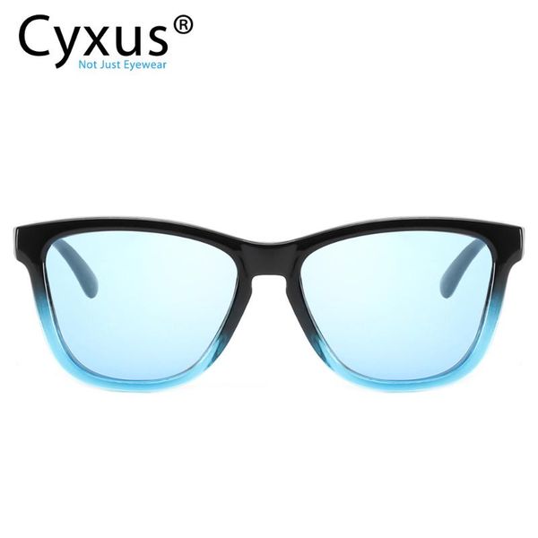 

cyxus polarized 80's retro classic trendy stylish sunglasses for men women -1997, White;black