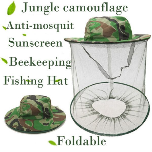 

beekeeping hat jungle anti mosquit bee keep equipment fishing sunscreen mesh cap