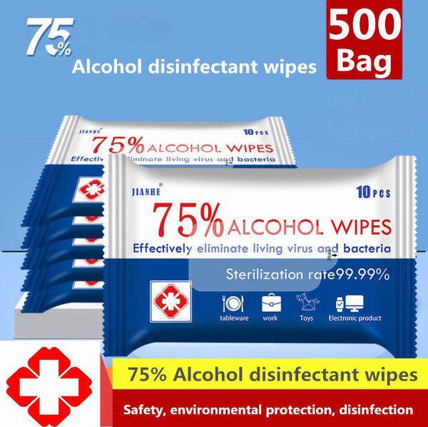 

500 мешков много clorox салфетки детские салфетки защита 75% спирт протрите дезинфекция бесплатно дезинфицирующее средство для рук дезинфици, Blue