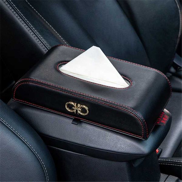 

car armrest tissue box holder creative block tissue napkin paper towel holder case